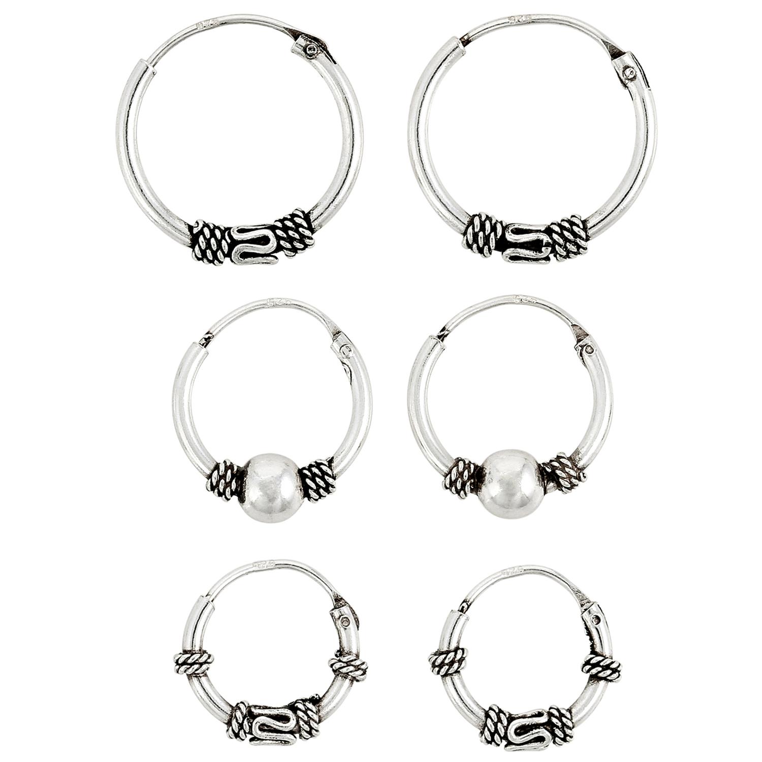 Ring, Ohrring, Silber, Seil-Detail, Perle