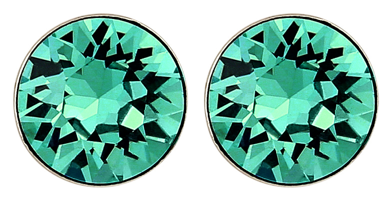 Oorknopjes - Green Crystal Oorknopjes - Green Crystal