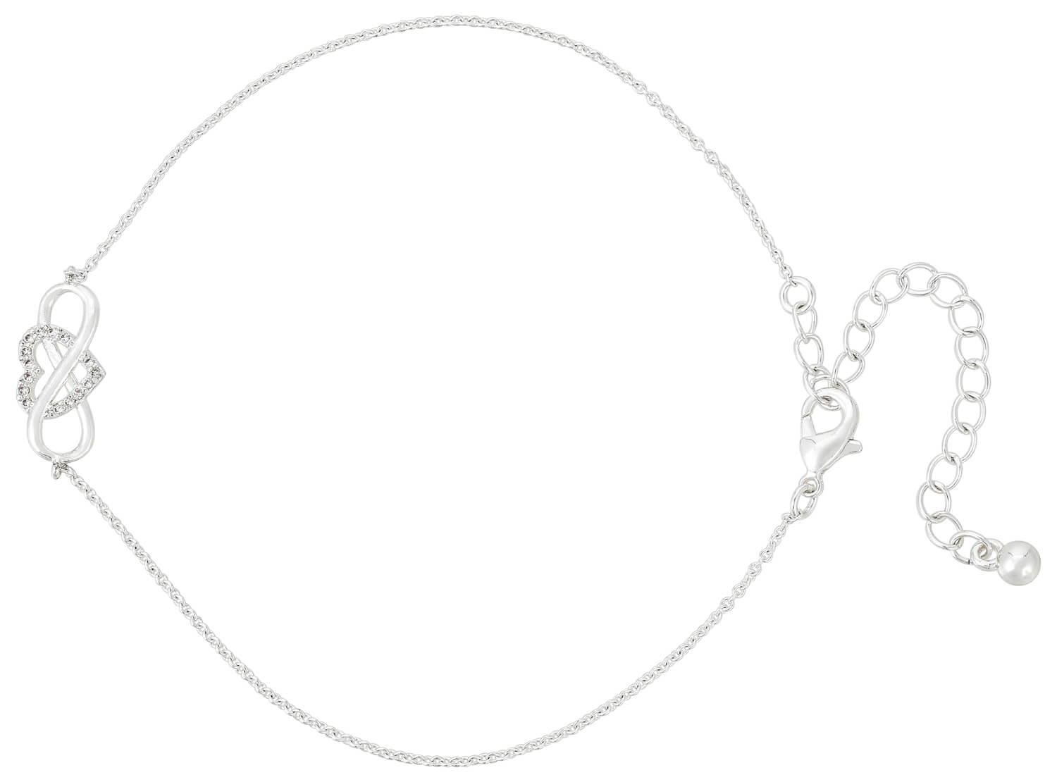 Bracelet avec pendentif - Infinity Heart