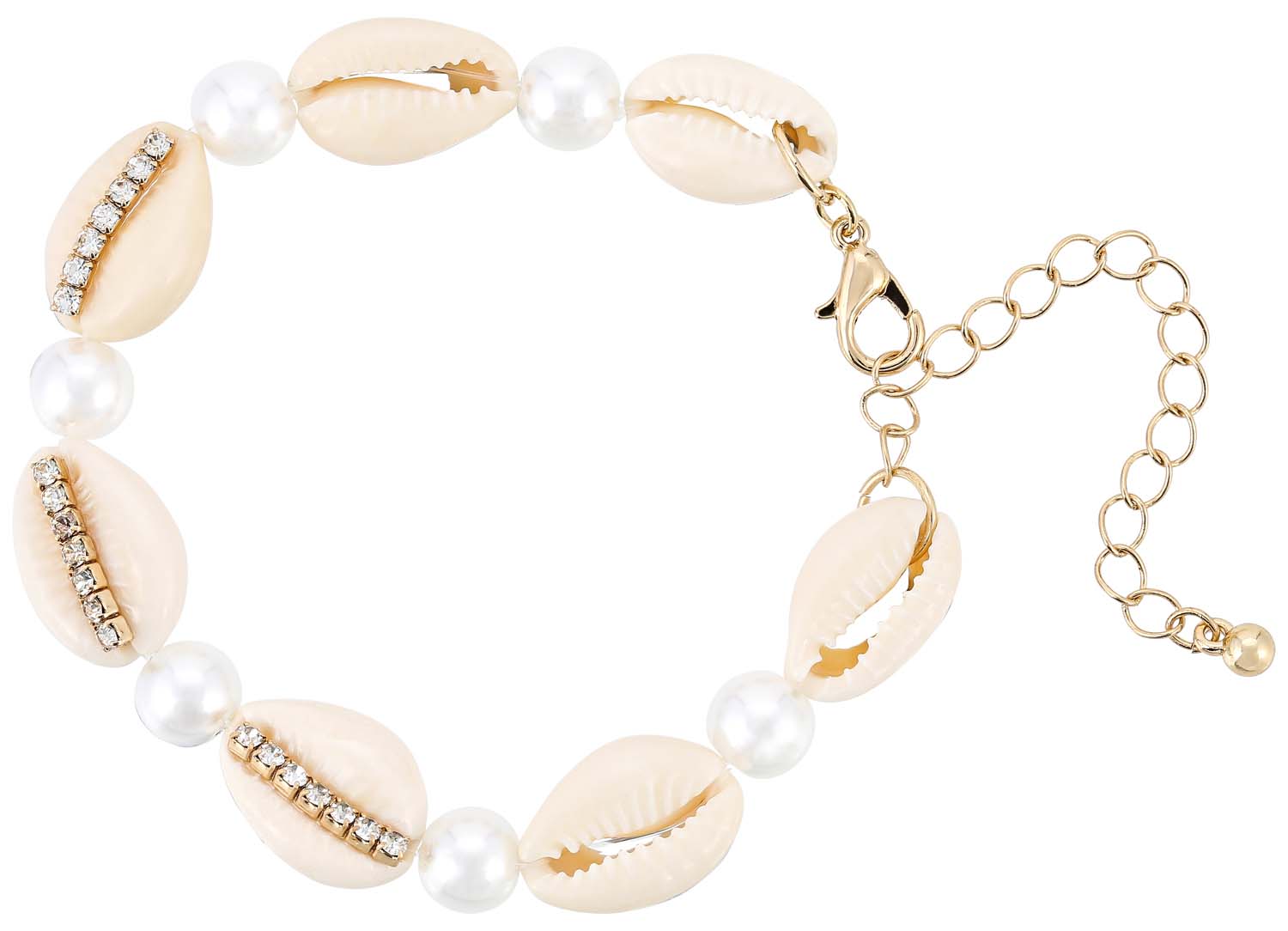 Armband - Glitter Shell