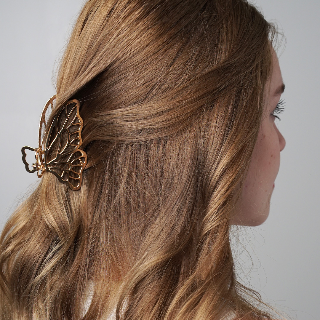 Pince à cheveux - Golden Butterfly