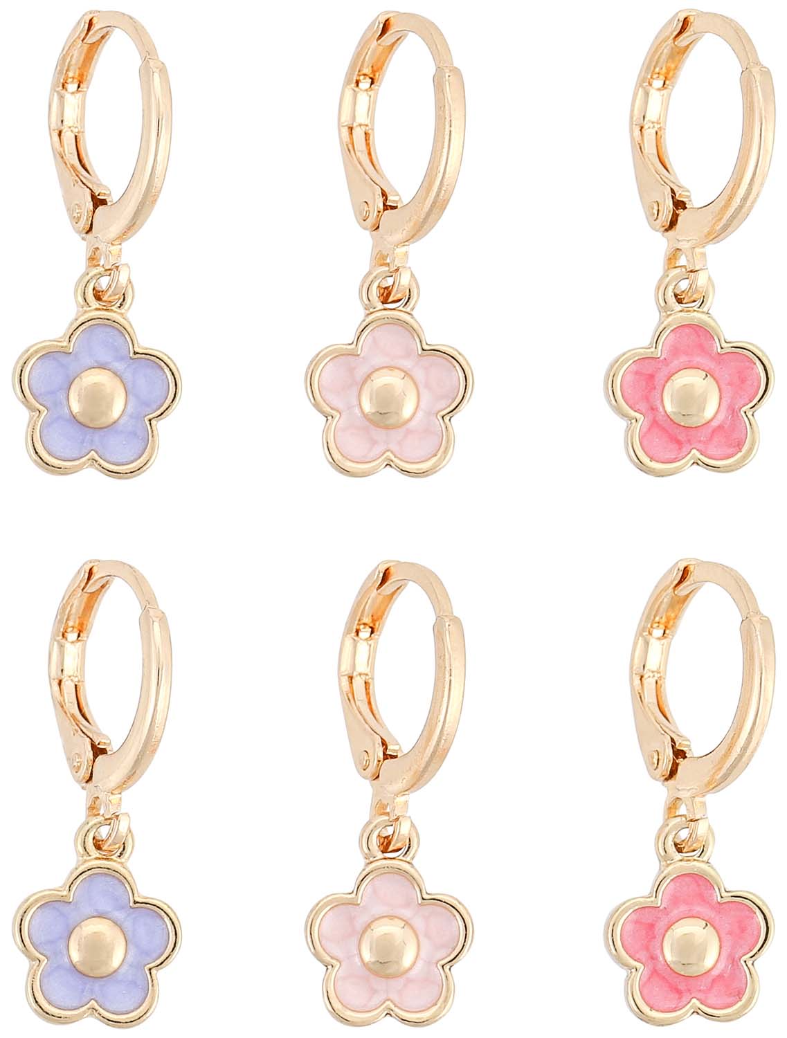 Set di creoli - Flower Trio