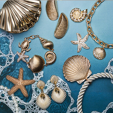 schmuck, kette, ohrringe, strand-schmuck, muscheln