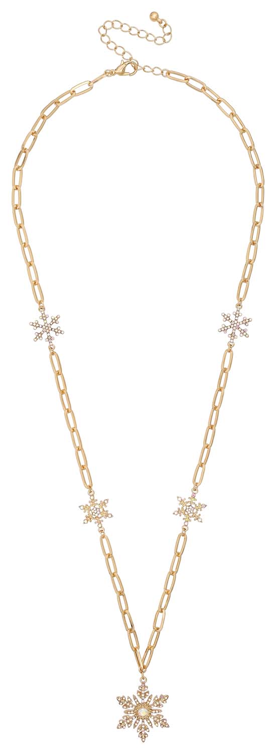 Ketting - Strass Snowflake