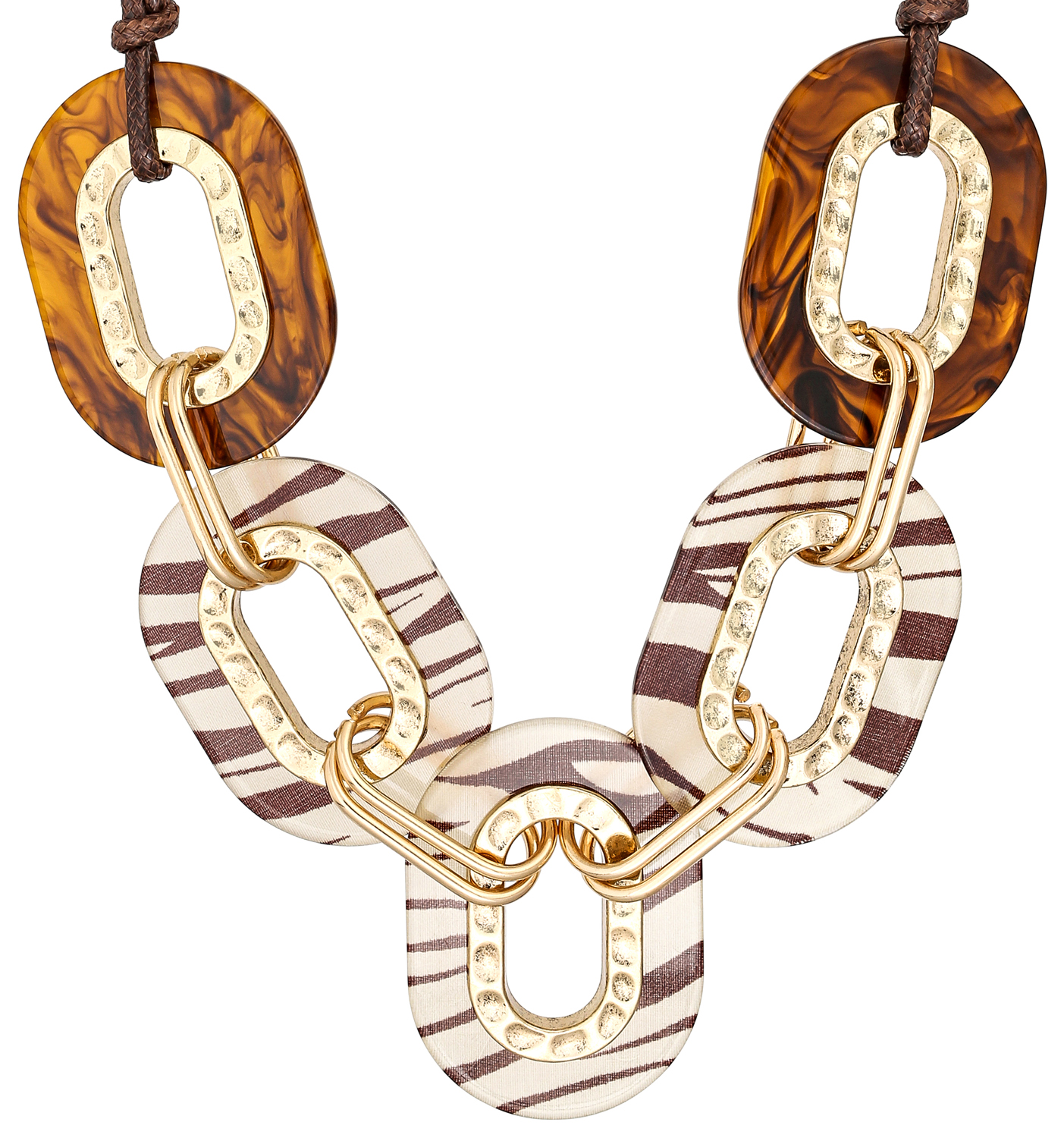 Collana statement - Zebra Style