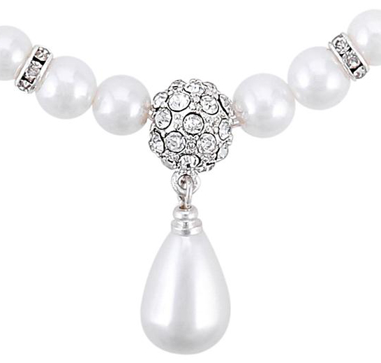 Collar - Elegant Big Pearl