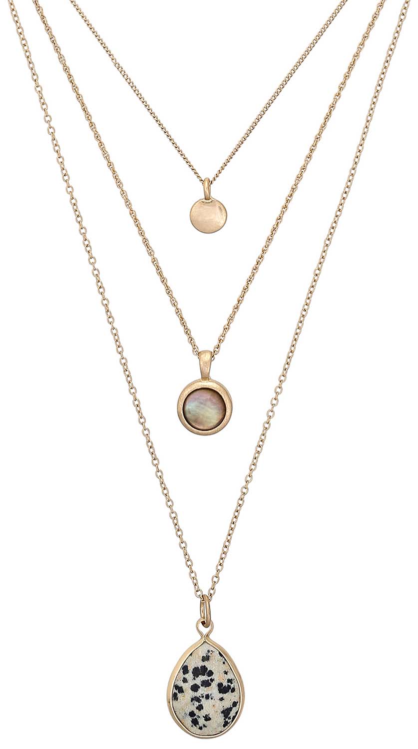 Layering Kette - Nature Gem