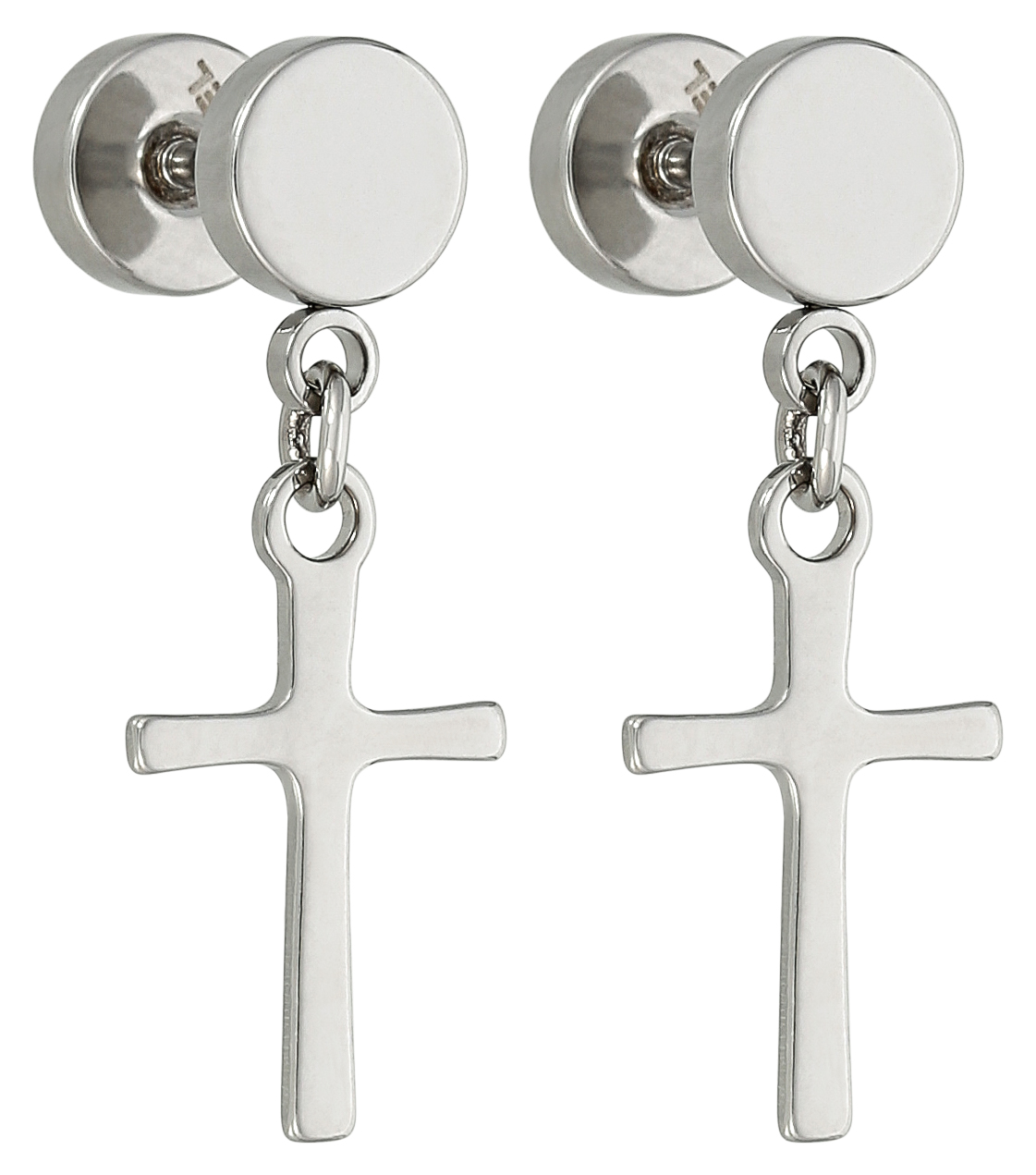 Boucles d'oreilles Homme - Silver Steel