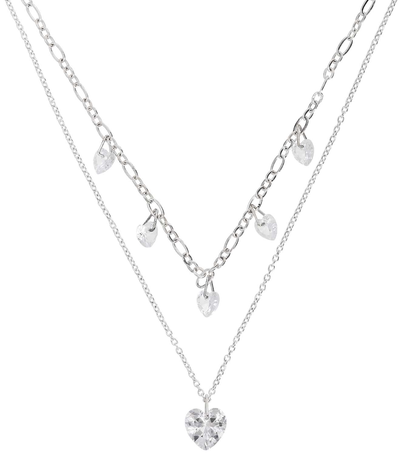 Layering ketting - Silver Love