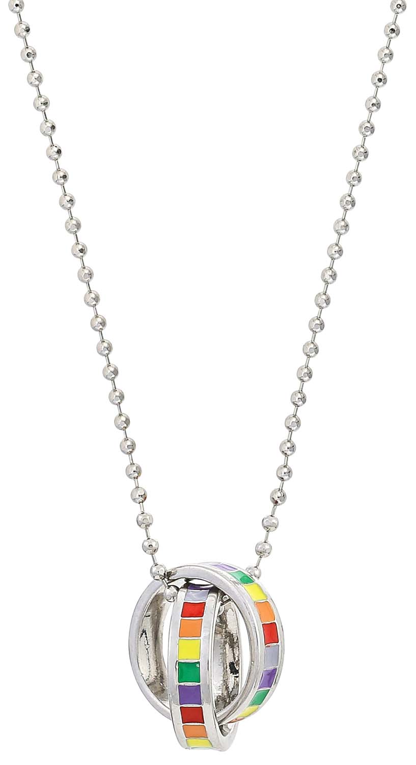 Collar para hombre - Rainbow Circle