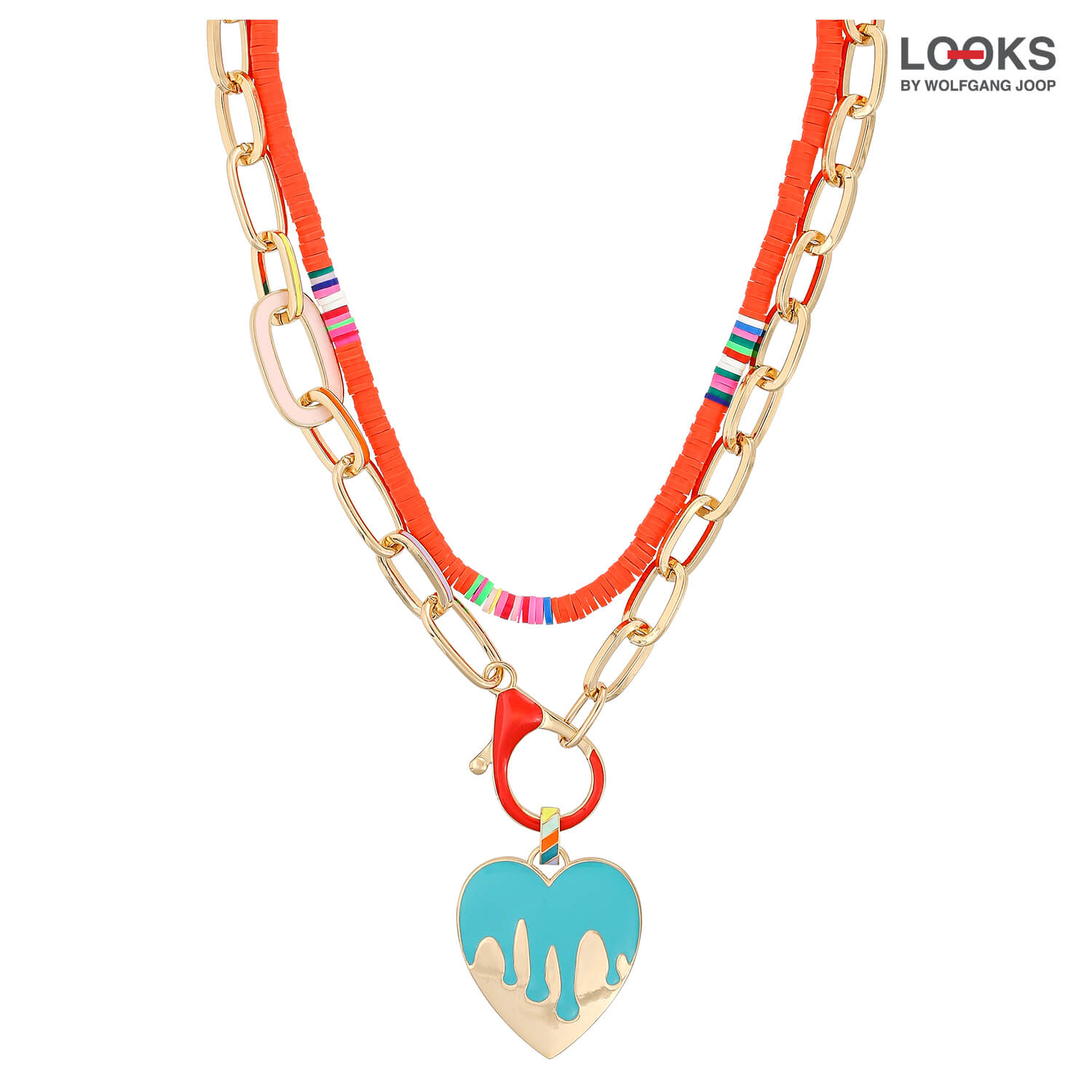 Ketting - Colorful Heart
