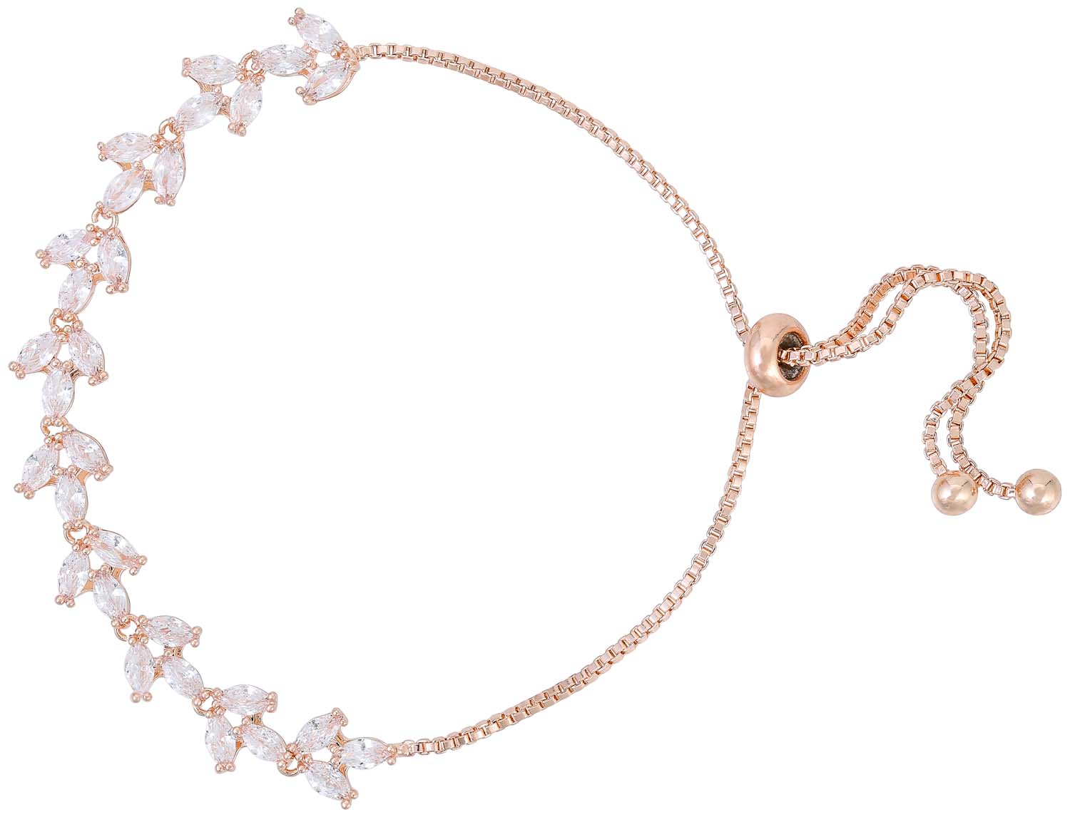 Pulsera - Rosegold Zirkonia