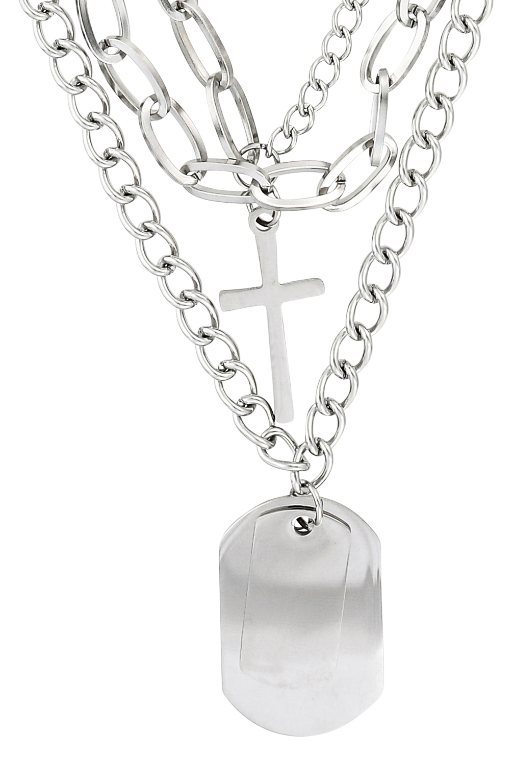 Ensemble de colliers - Silver Badge Ensemble de colliers - Silver Badge