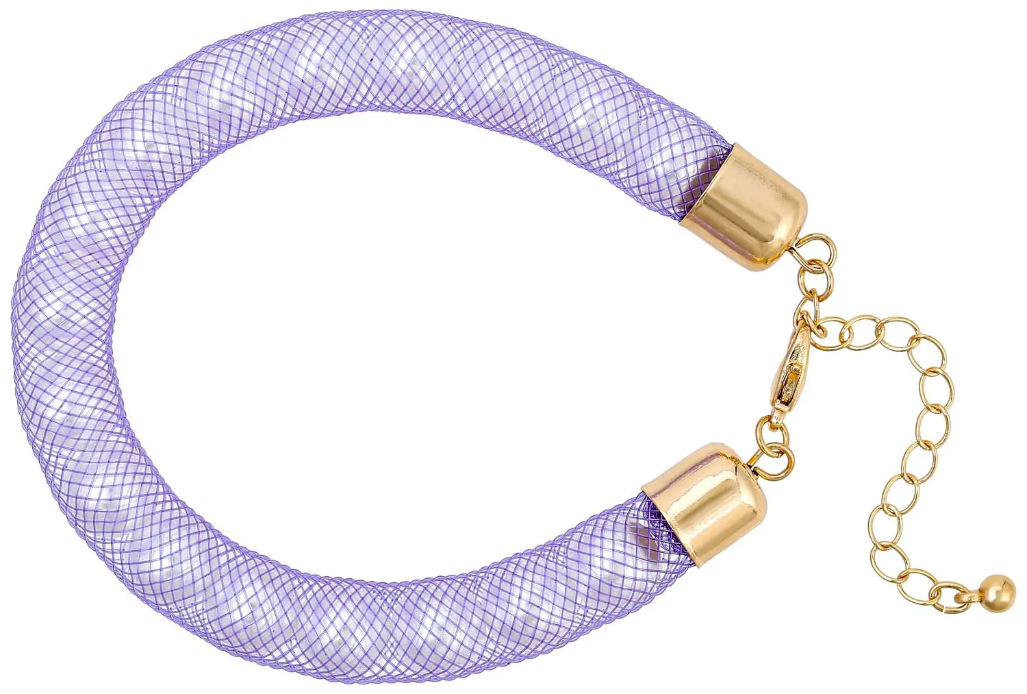 Bracelet - Purple Mesh