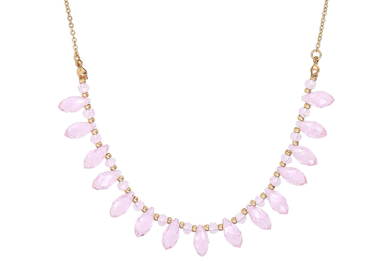Kette - Pink Beads