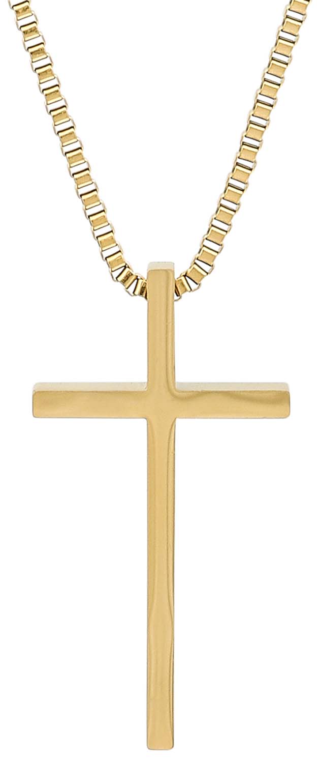 Collar para hombre - Gold Cross