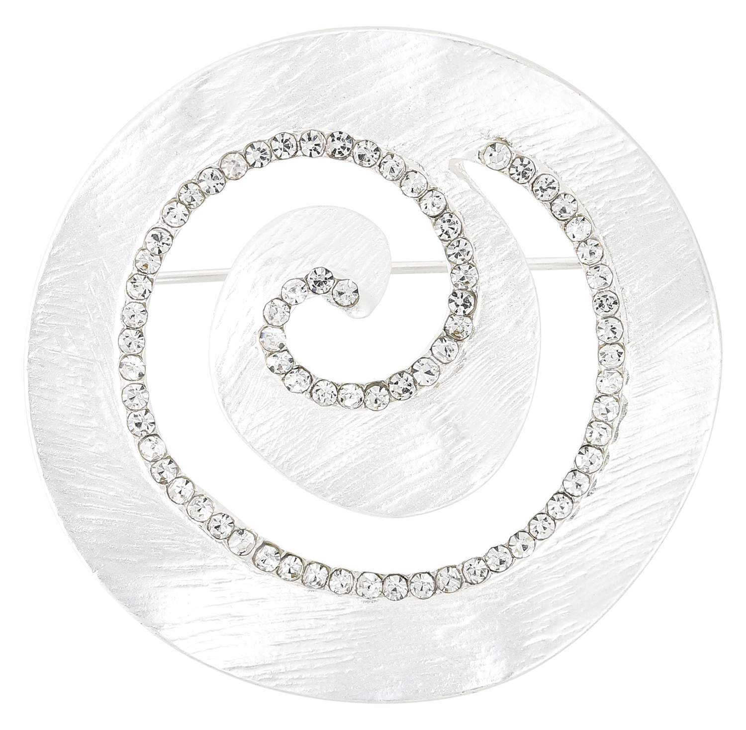 Broche - Silver Whirl