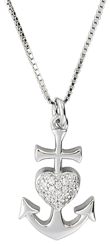 Ketting - Lovely Anchor Heart Ketting - Lovely Anchor Heart