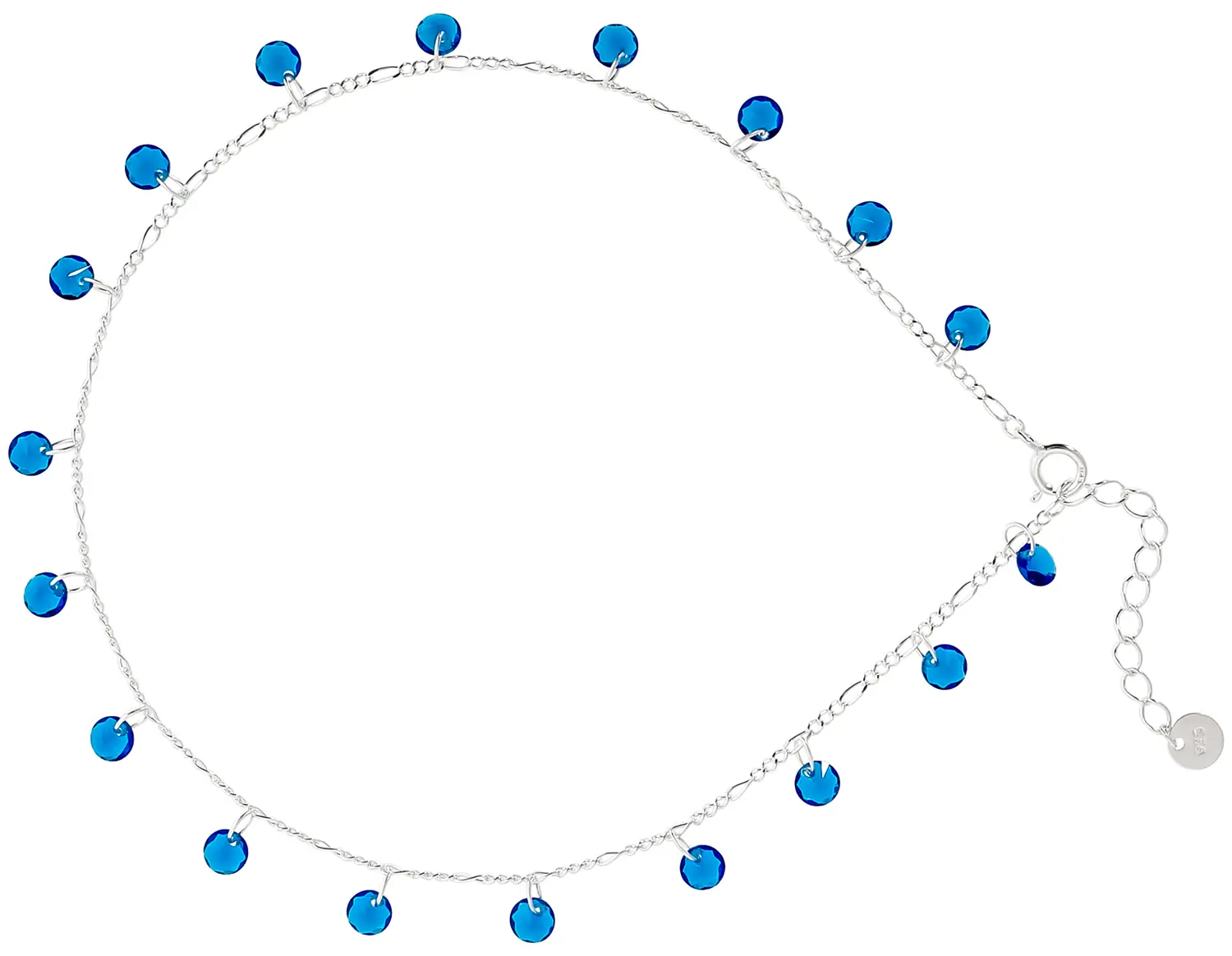 Bracelet de cheville - Blue Drops