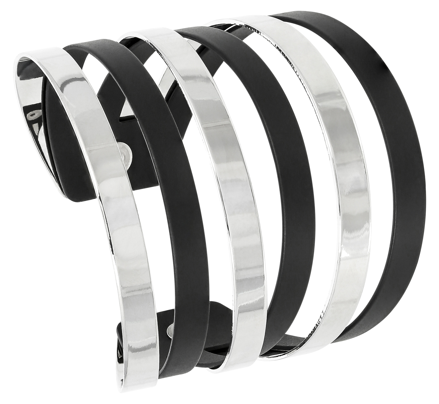 Armband - Black and Silver Armband - Black and Silver