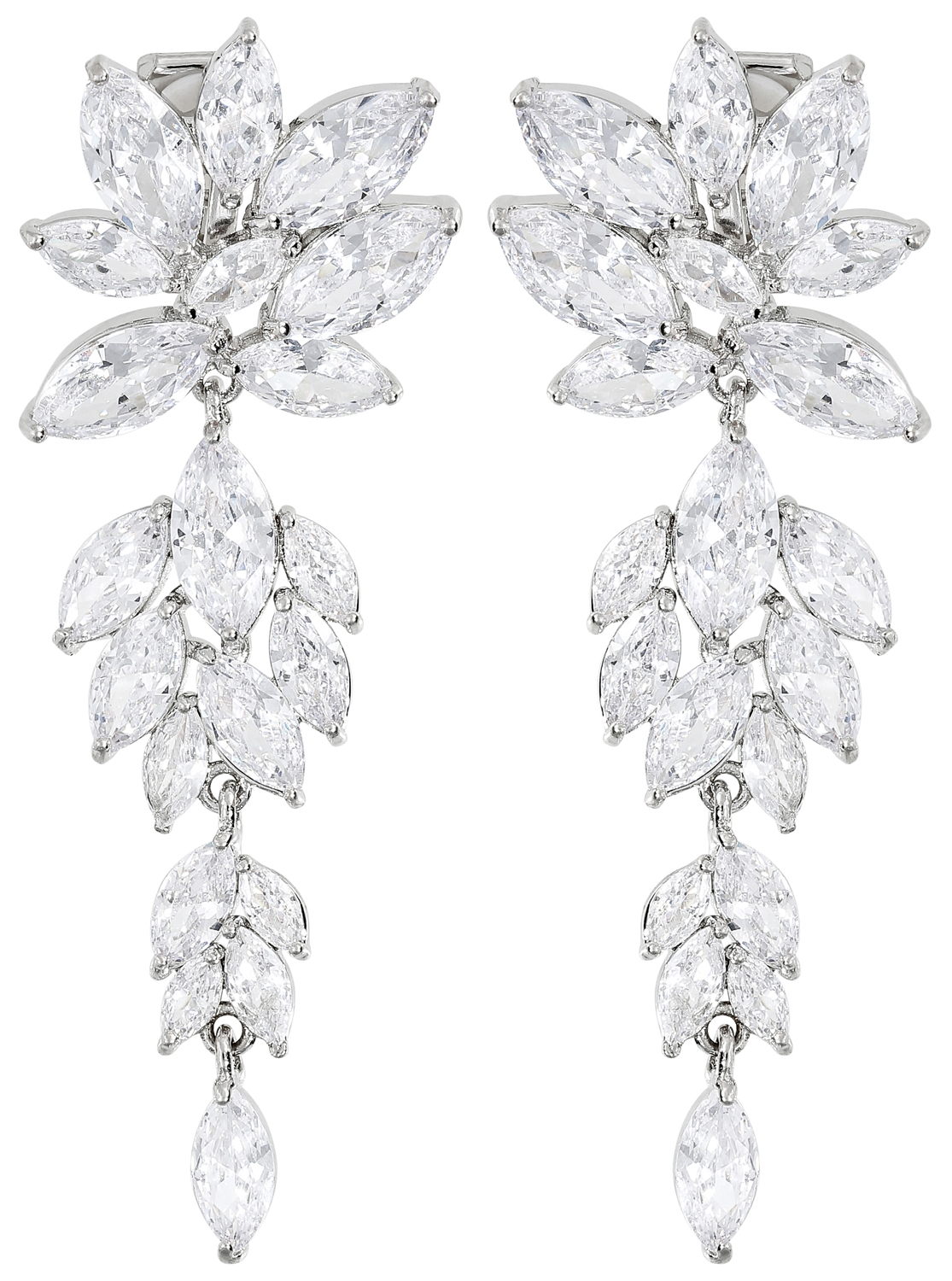 Orecchini a clip - Floral Touch