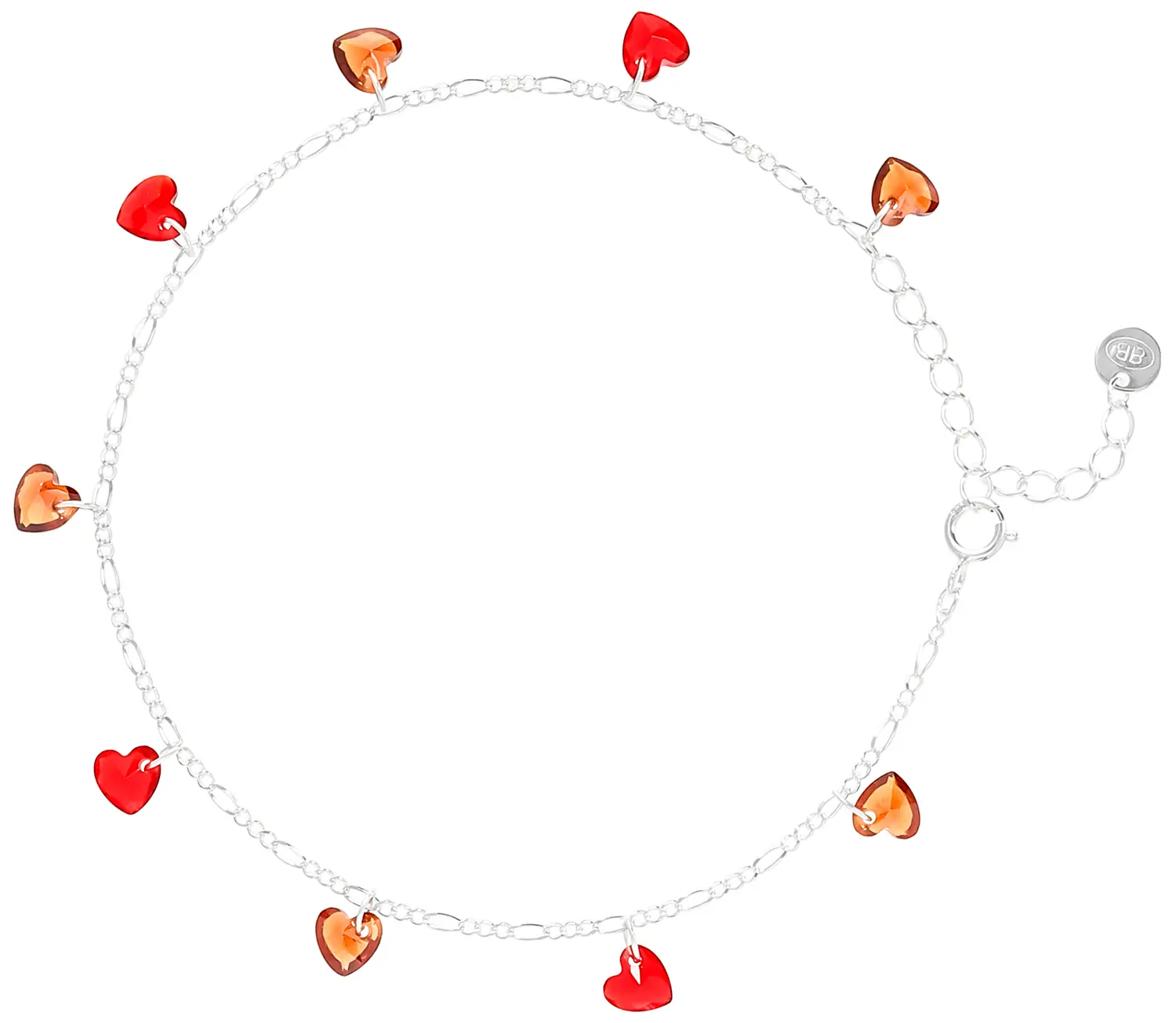 Bracelet - Red Hearts