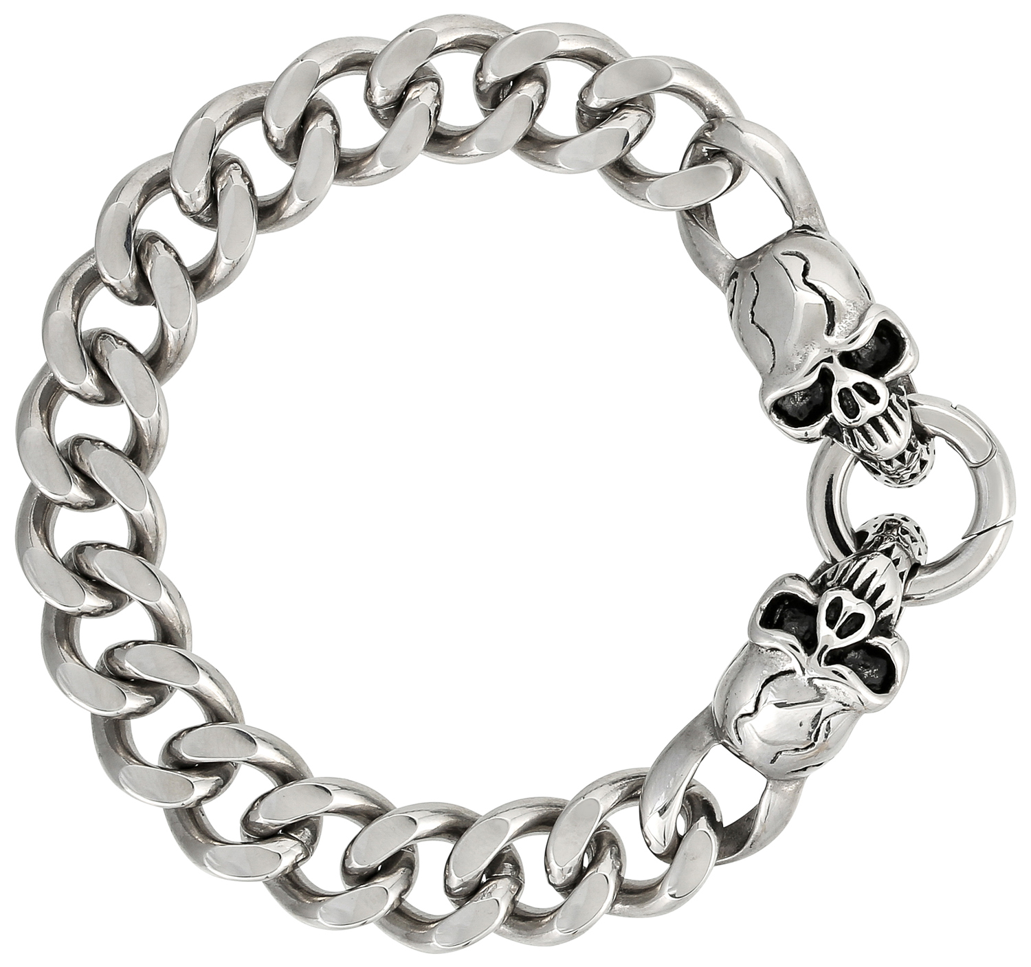 Pulsera para hombre - Rough Skull