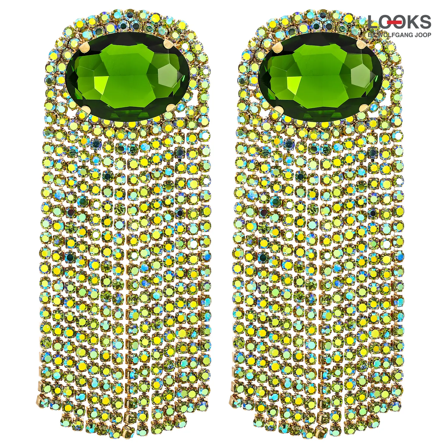 Pendientes - Oval Strass