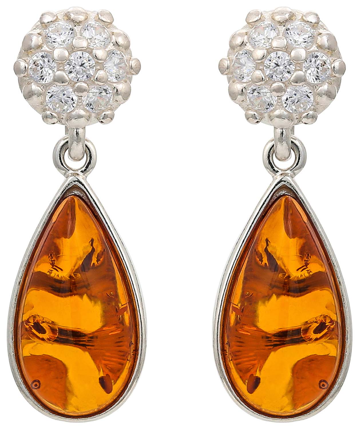 Pendientes - Sparkling Amber