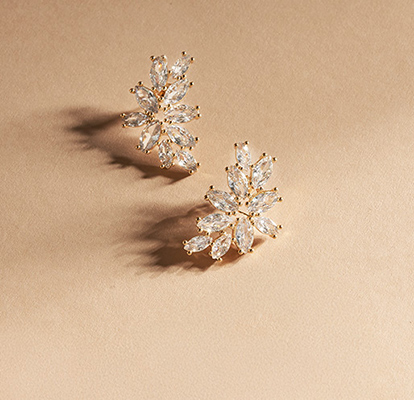 Zubehor, Ohrring, Schmuck, Diamant, Natur