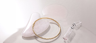 armband, goldfarben, perlenarmband, schmuckset, rosenquarz