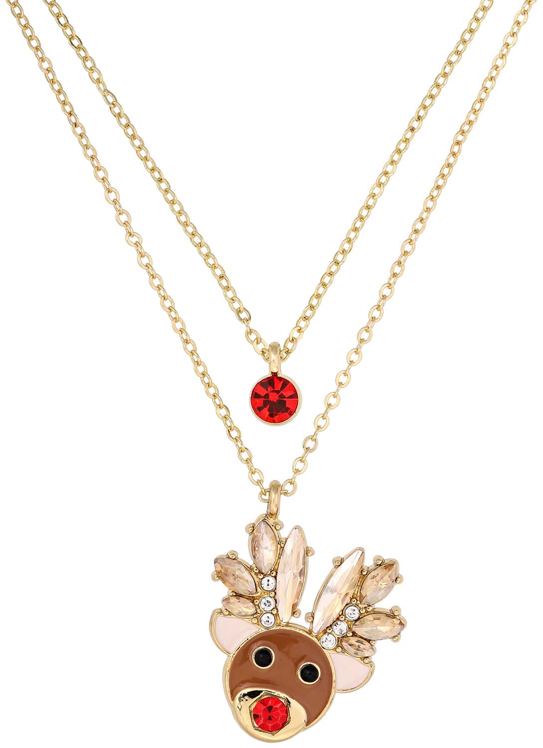 Layering ketting - Cute Reindeer