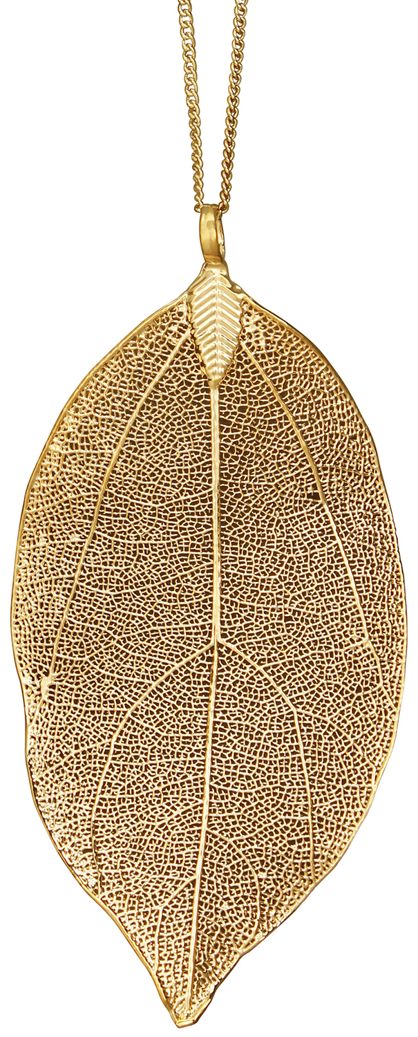 Kette - Blatt Gold