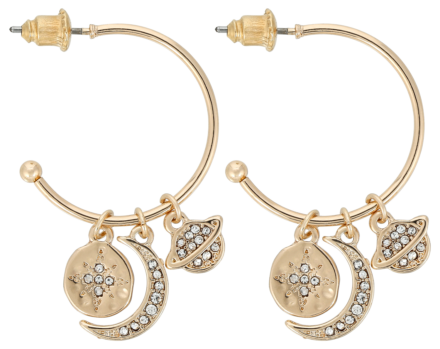 Boucles d'oreilles - Gold Galaxy Boucles d'oreilles - Gold Galaxy