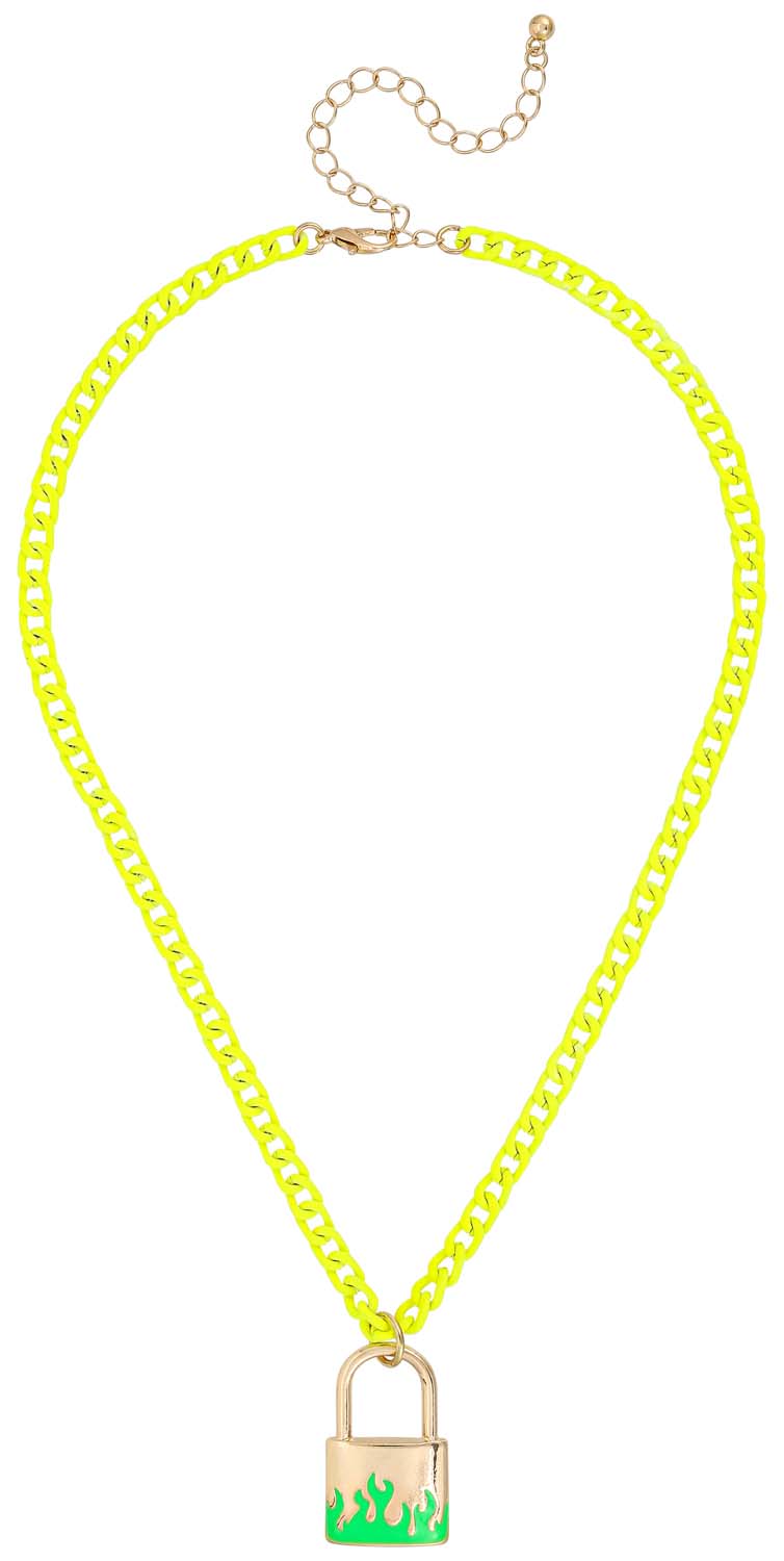 Collar - Neon Lock Collar - Neon Lock