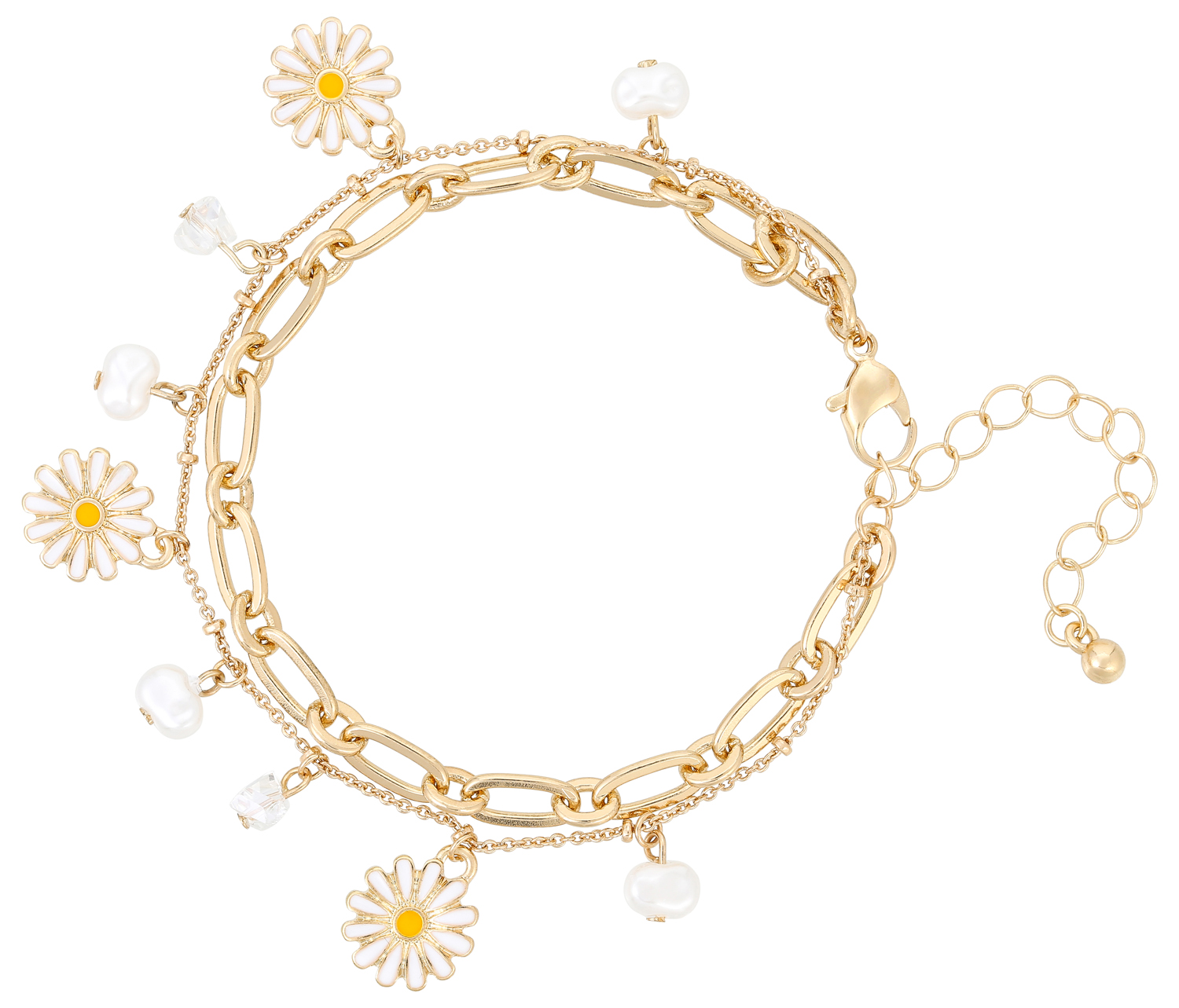 Pulsera de charms - Sweet Daisies