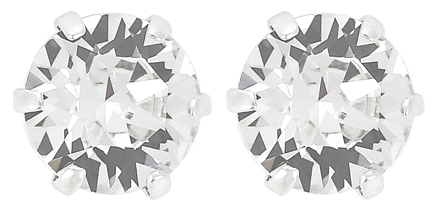diamant, ohrringe, studs, glitzer, klar