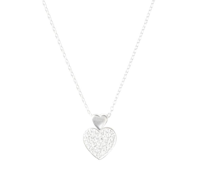 Necklace - Sparkling Love Heart