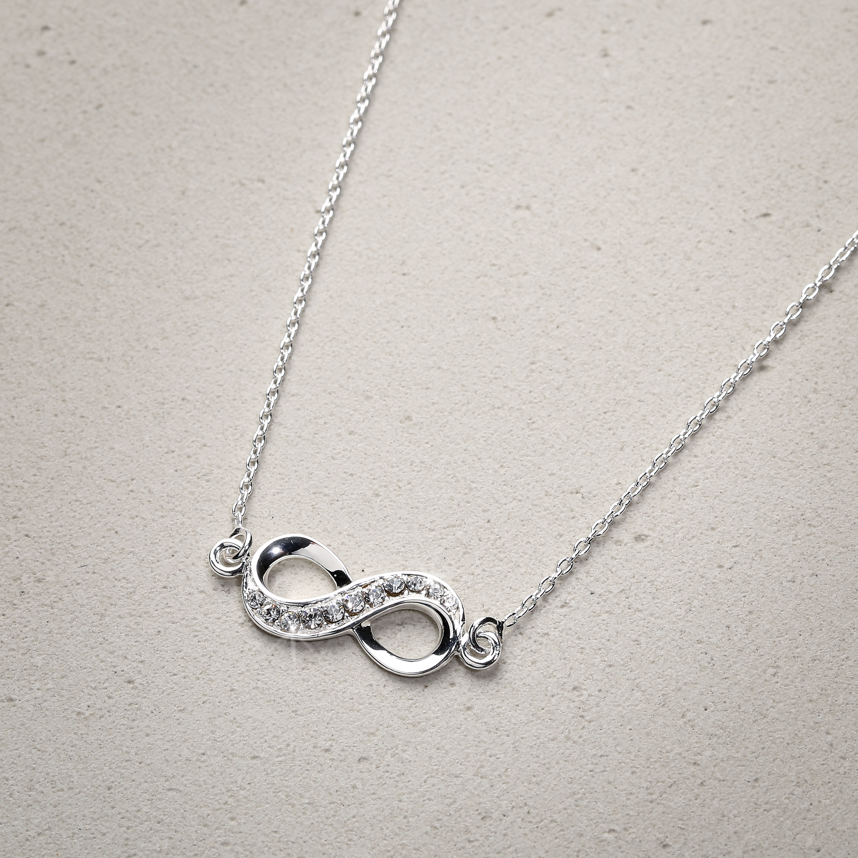 Necklace - Sweet Silver Infinity