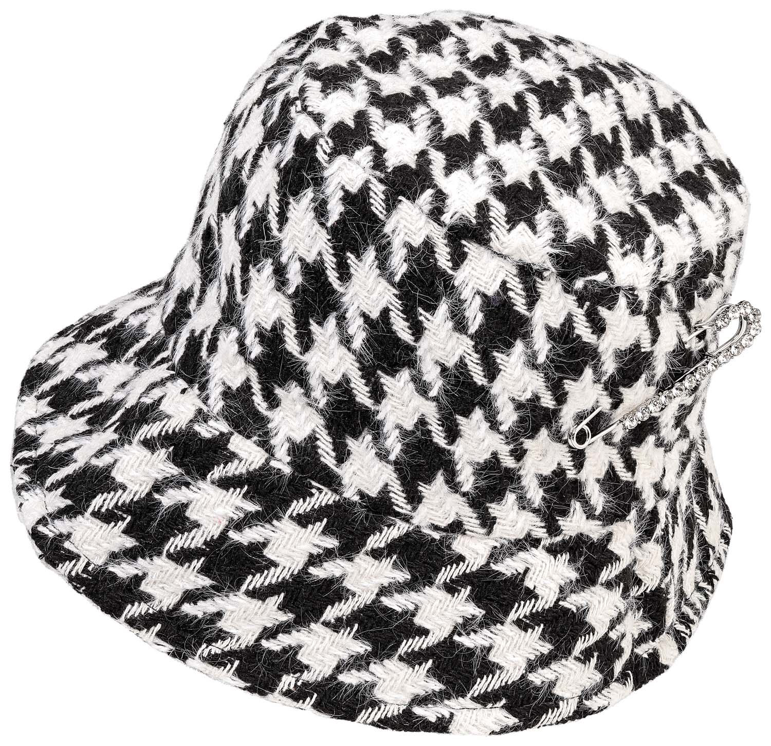 Cappello alla pescatora - Black White