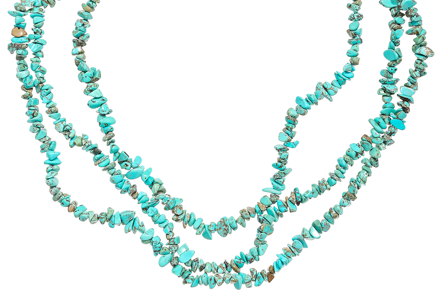 Collier multi-rangs - Edgy Turquoise