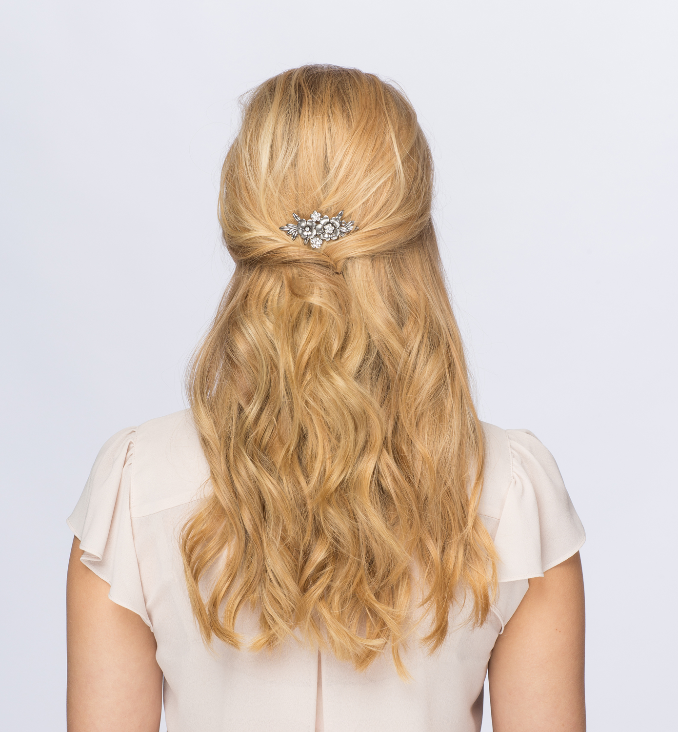 Haarkamm - Dark Petals