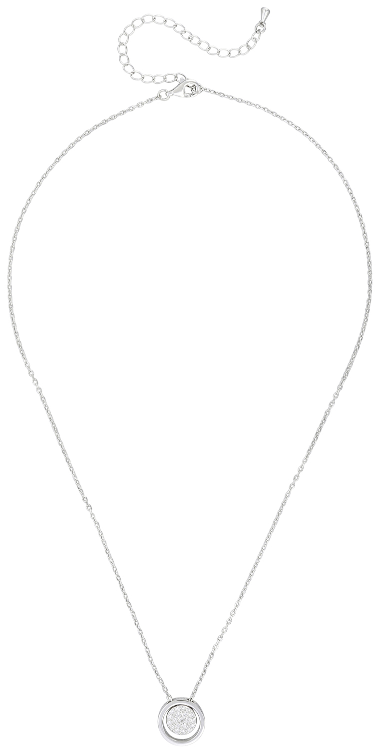 Necklace - Silvery Glam Necklace - Silvery Glam