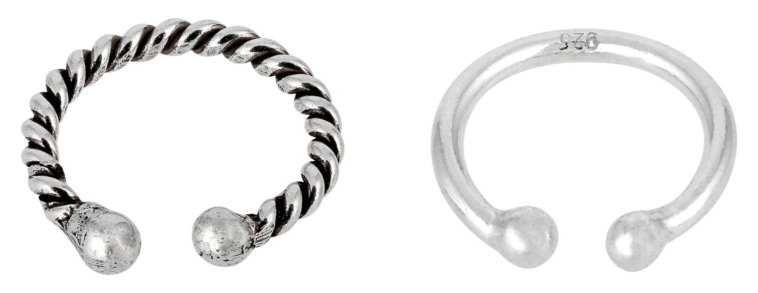 Set di piercing - Double Silver