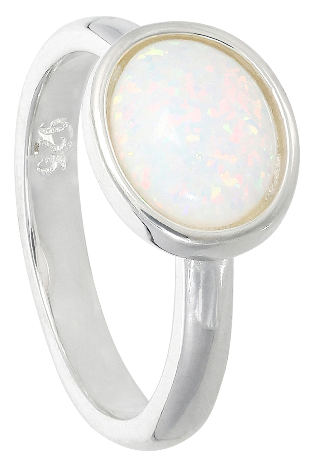 Anillo - White Opal