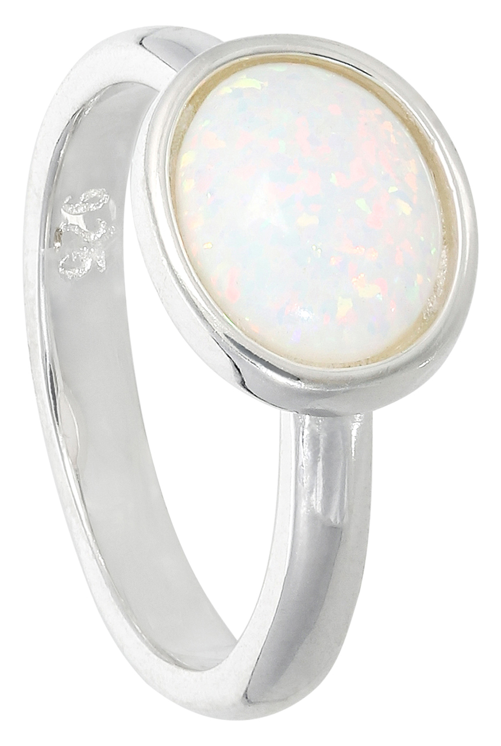 Bague - White Opal