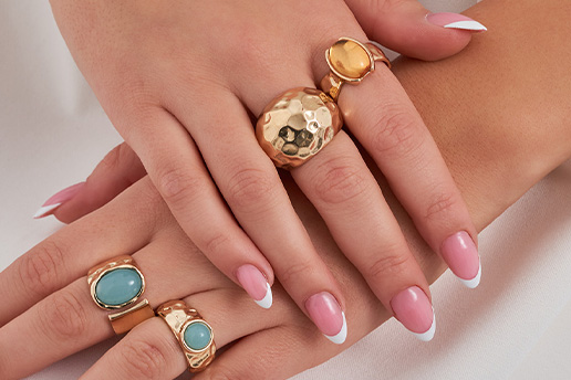 ring, gold, turquoise, blue stone, textured