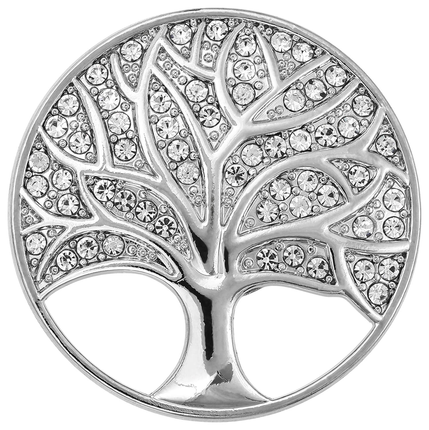 Broche - Silver Tree