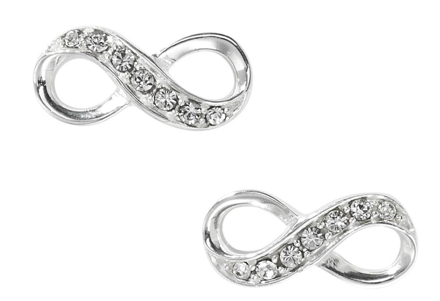 Oorknopjes - Silver Infinity