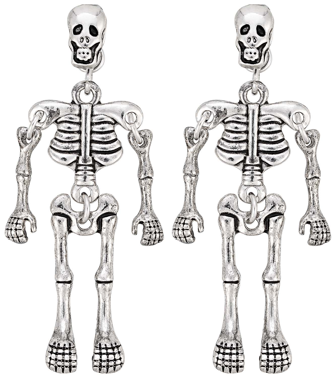 Orecchini a perno - Spooky Skeleton